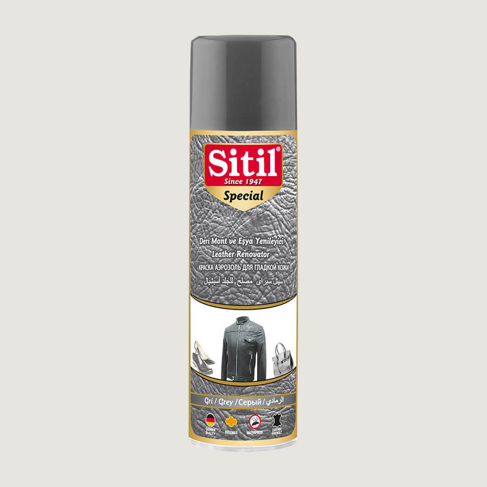 Sitil Deri Mont ve Eşya Yenileyici Sprey Gri 250 ML