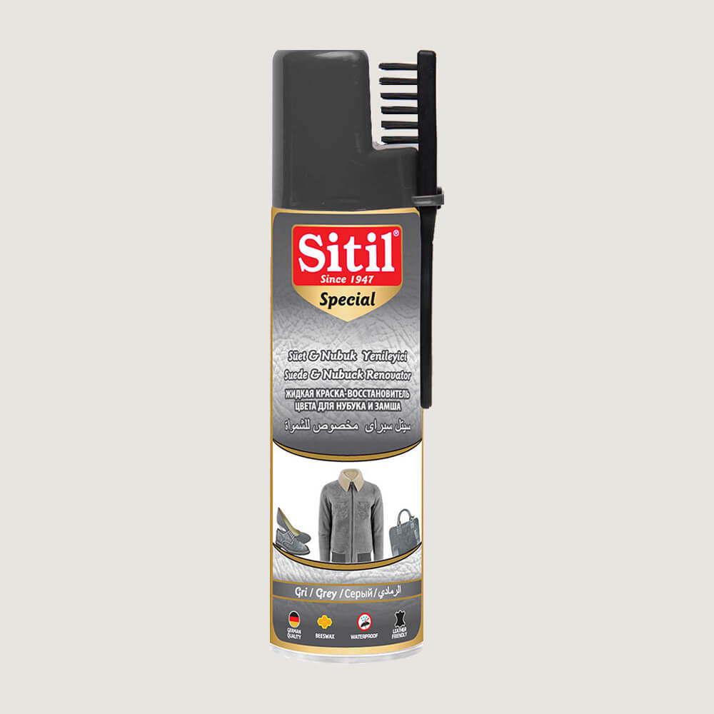 Sitil Süet & Nubuk Yenileyici Sprey Gri 250 ML
