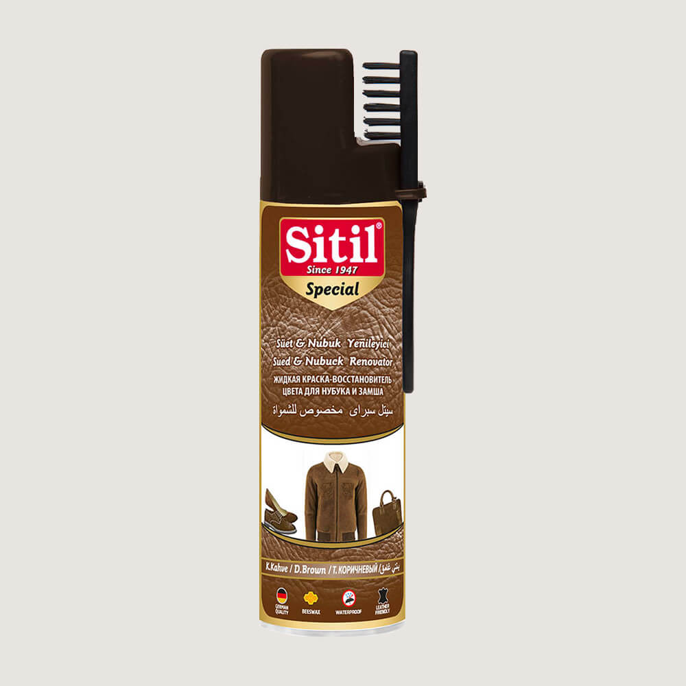 Sitil Süet & Nubuk Yenileyici Sprey Koyu Kahve 250 ML